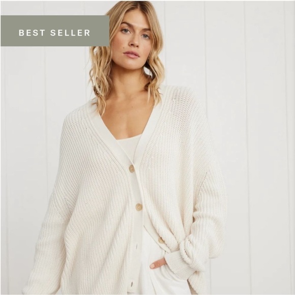 Jenni Kayne Cotton Cocoon Cardigan - Picture 3 of 4